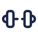 Dumbbell Small SVG Icon